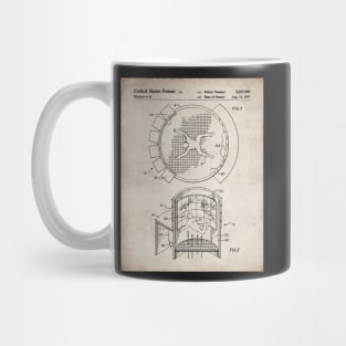 Skydiving Wind Tunnel Patent - Sky Diving Art - Antique Mug